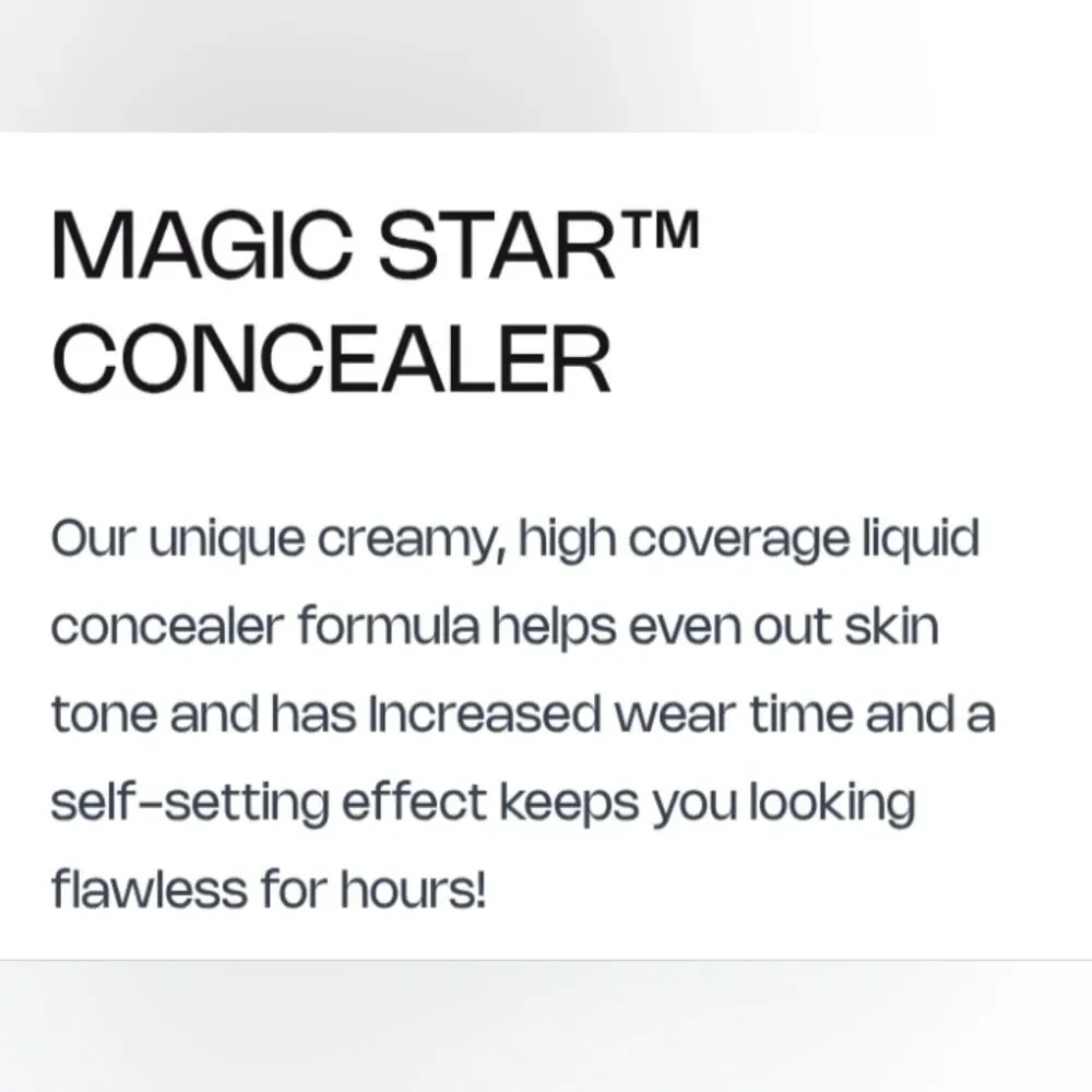 New Jeffree Star Magic Star Concealer C4.5